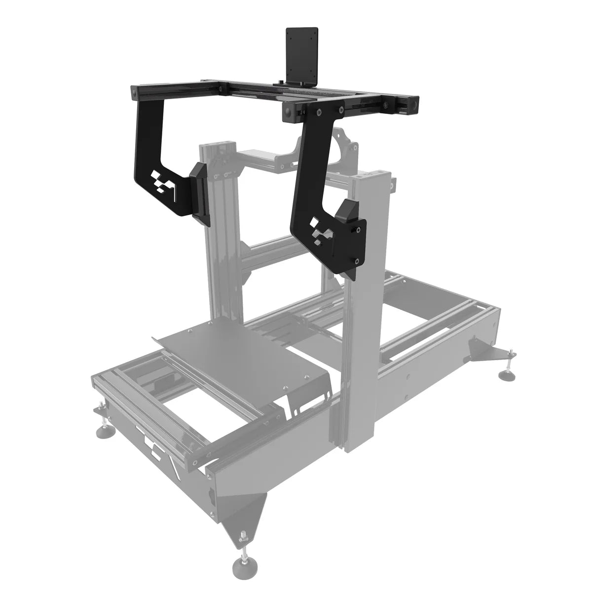 Advanced SimRacing Integrated Single Monitor Stand
