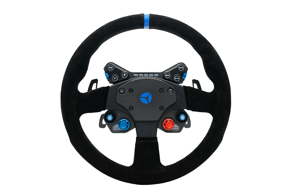 Cube Controls GT PRO V2 Sim Racing Wheel – Reparto Corse Round Suede