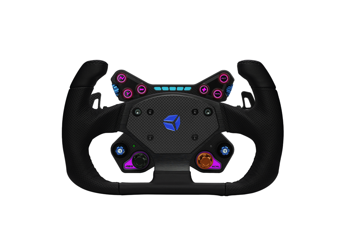 Cube Controls GT PRO V2 Sim Racing Wheel – Reparto Corse Zero Leather