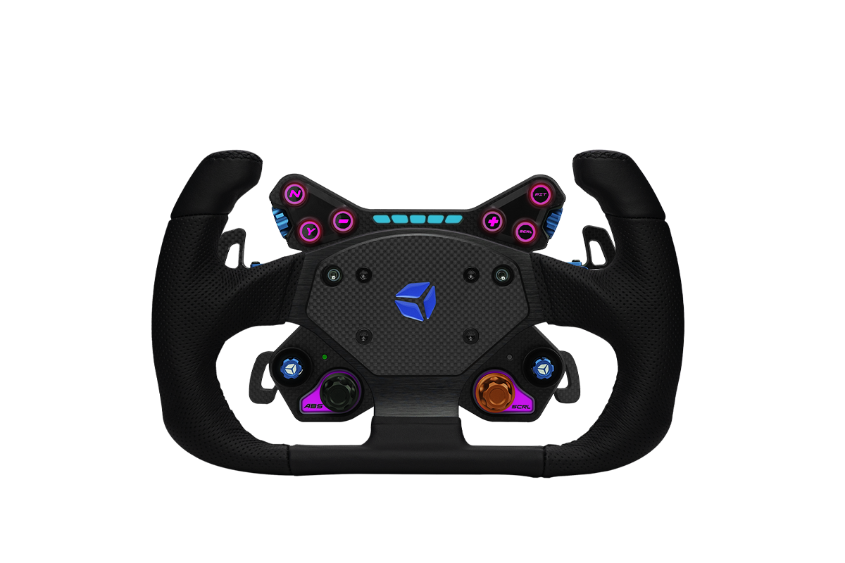 Cube Controls GT PRO V2 Sim Racing Wheel – Reparto Corse Zero Leather