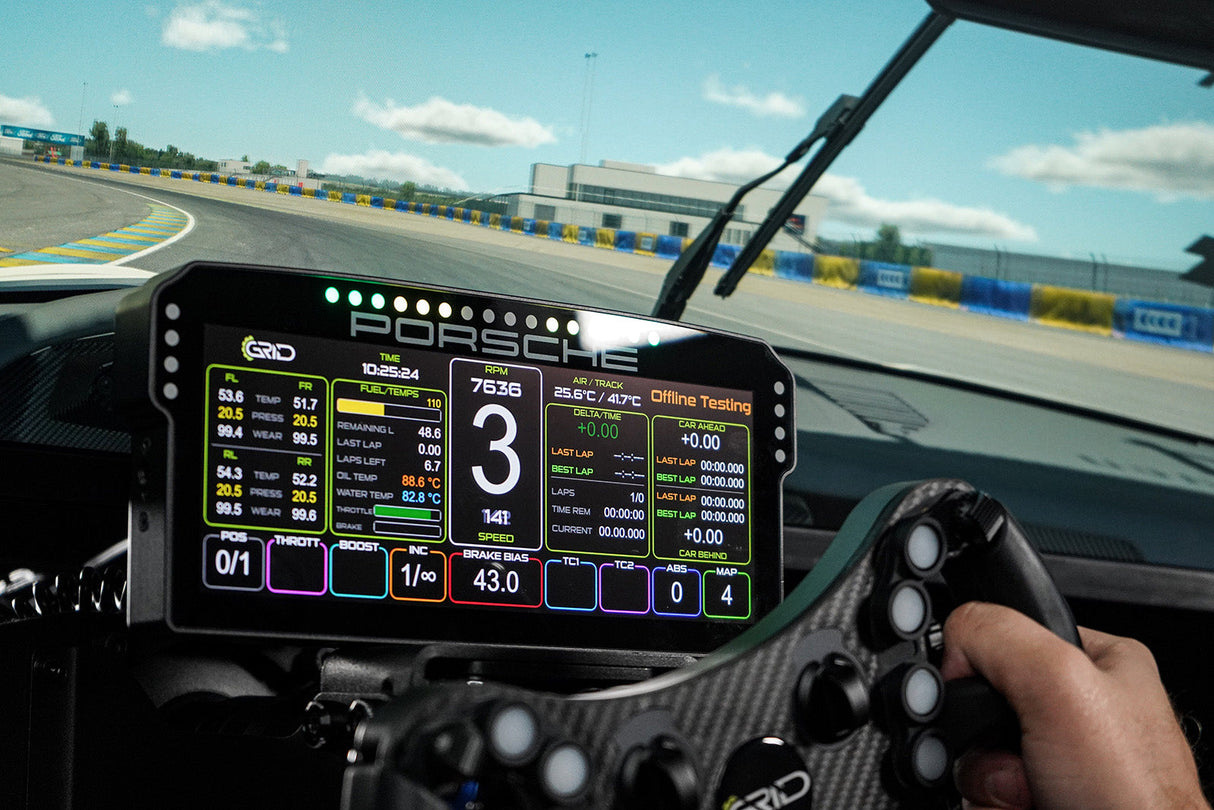 GRID Porsche 911 GT3 Cup Dashboard Display Unit