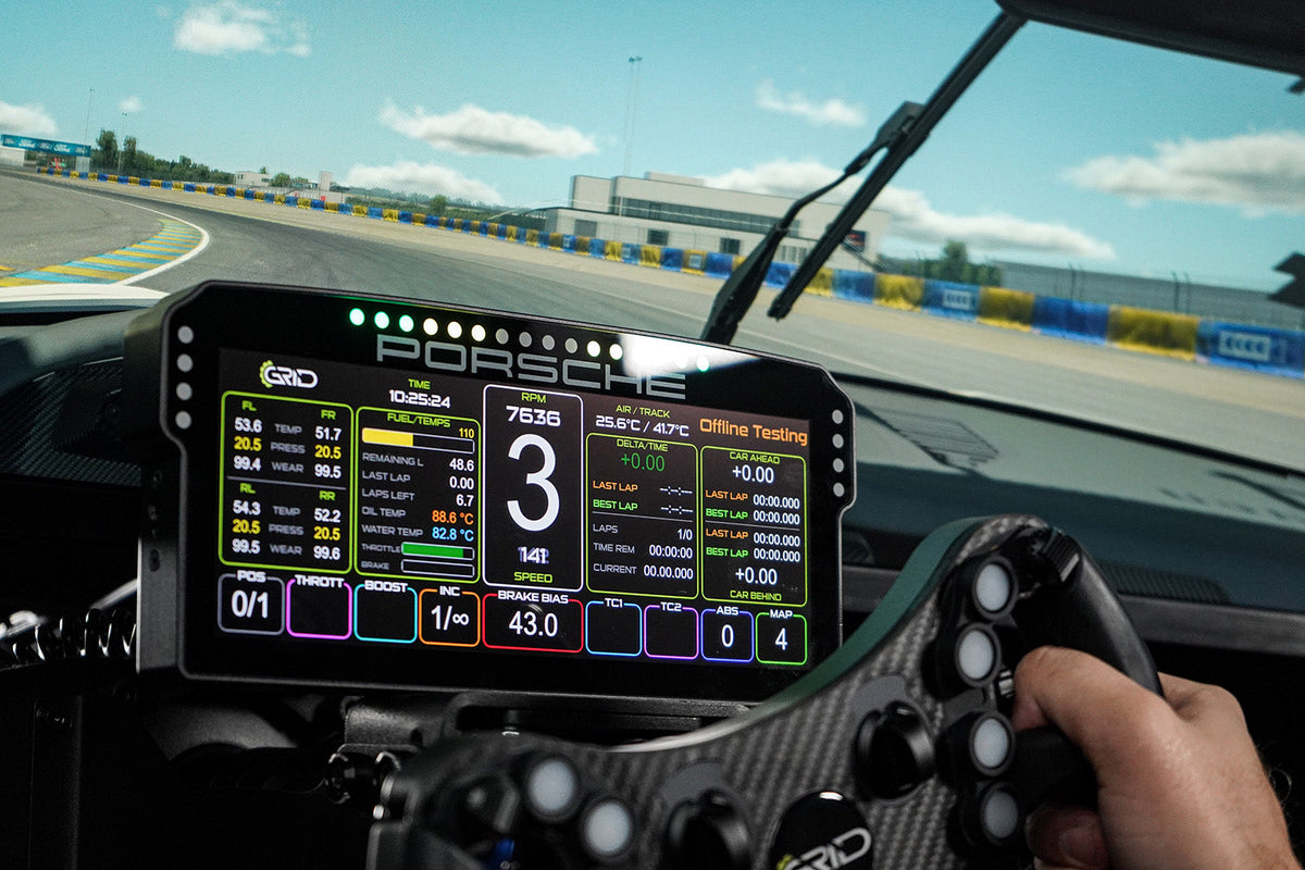GRID Porsche 911 GT3 Cup Dashboard Display Unit