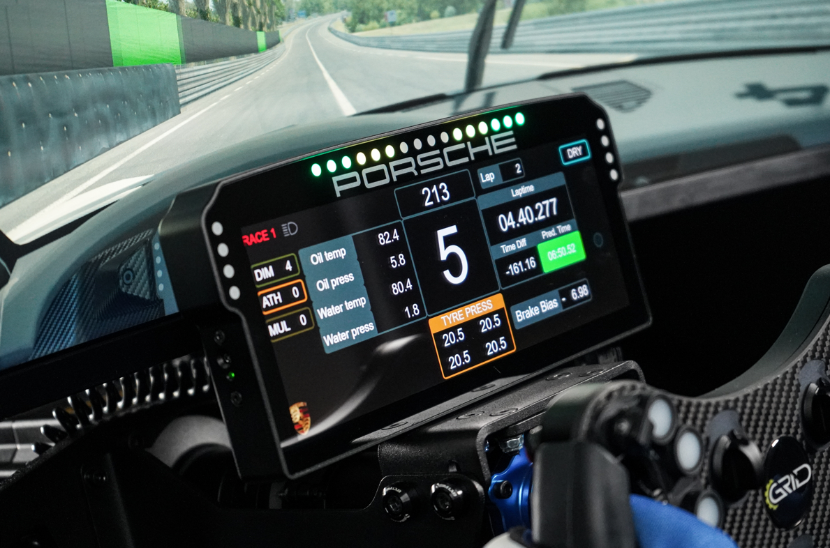 GRID Porsche 911 GT3 Cup Dashboard Display Unit