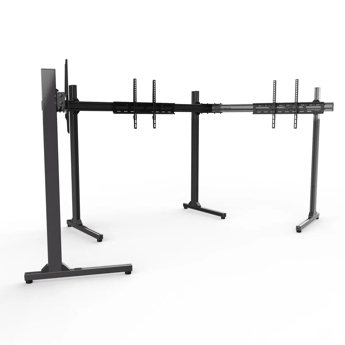 Advanced SimRacing Freestanding Triple TV Stand [Up to 65" TV]