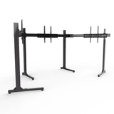 Advanced SimRacing Freestanding Triple TV Stand [Up to 65" TV]