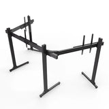 Advanced SimRacing Freestanding Triple TV Stand [Up to 65" TV]