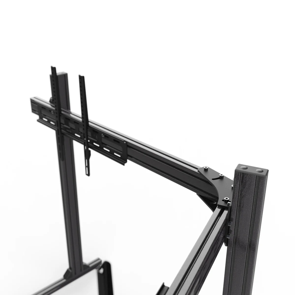 Advanced SimRacing Freestanding Triple TV Stand [Up to 65" TV]