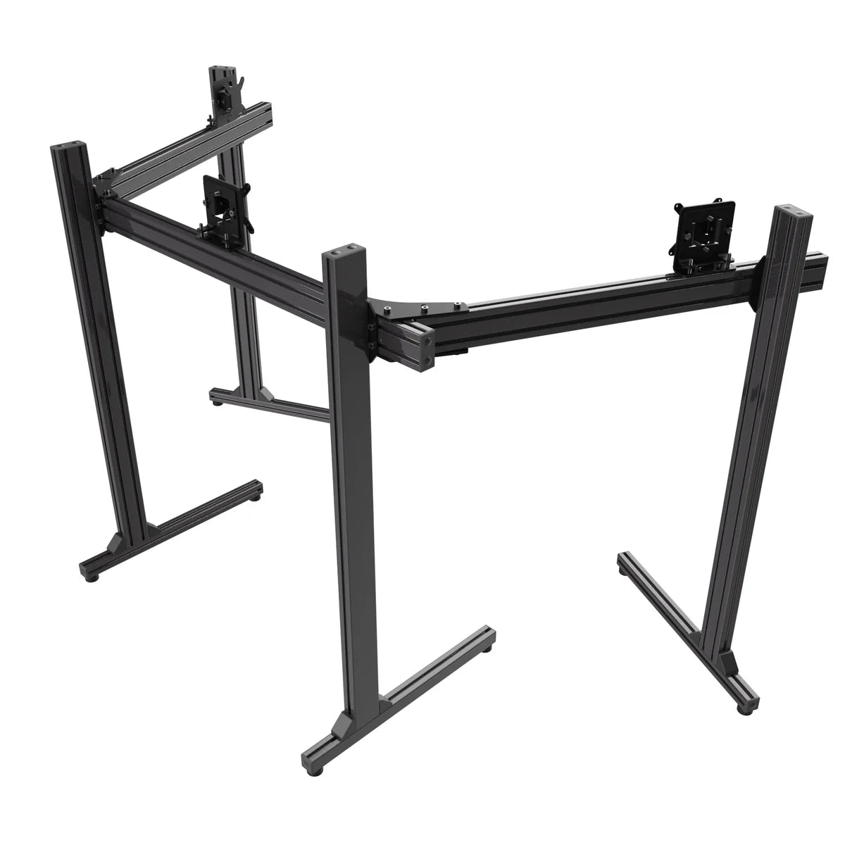 Advanced SimRacing Freestanding Triple TV & Monitor Stand [Up to 50" TV or 45" Ultrawide]